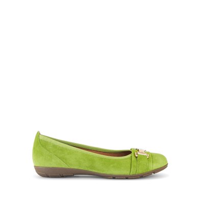 Ballerine en velours à talon bloc GABOR