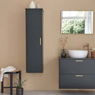 Colonne de salle de bain en bois de acacia  LUNA BERAH GETAH
