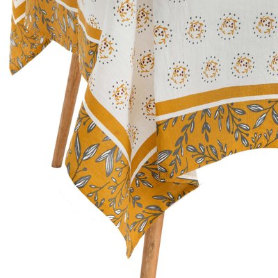 Nappe   moutarde 150x250 cm-EMMA AMADEUS