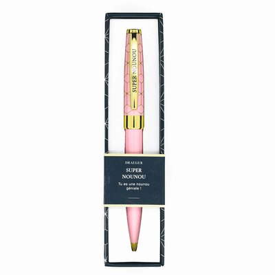 Stylo bille personnalisé SUPER NOUNOU DRAEGER PARIS