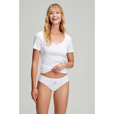 Culotte taille basse en coton léger bio ARMOR-LUX