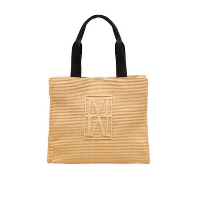Shopper large en aspect raphia-basting MARC O'POLO