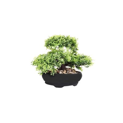 Bonsai artificielle dans pot en terre cuite 17 cm Modèle 2 JARDINDECO