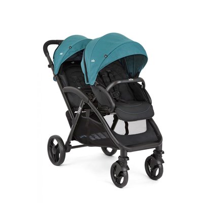 Poussette duo Evalite double Capri + siège auto i-Jemini Eclipse JOIE