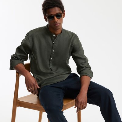 Camisa tipo guerrera de lino LA REDOUTE COLLECTIONS