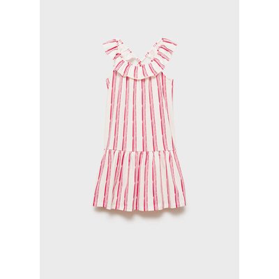 Robe coton à rayures MANGO KIDS