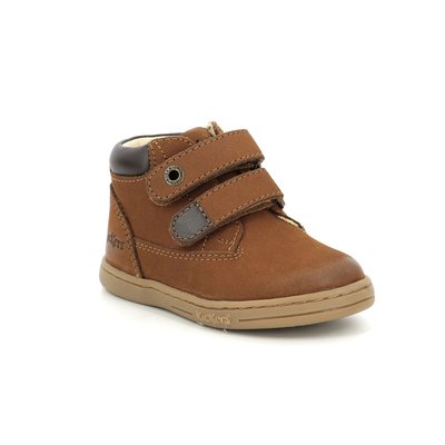 Boots cuir à scratch Tackeasy KICKERS