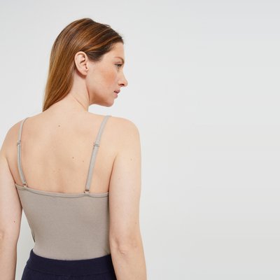 Top fines bretelles LUCY en modal contenant du cachemire, certifié OEKO-TEX MONOPRIX