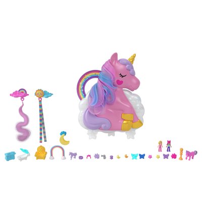 salon licorne arc en ciel MATTEL