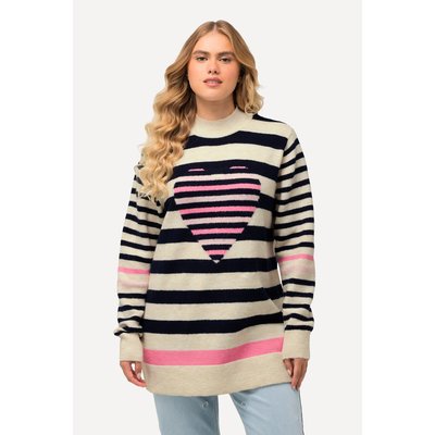 Pull rayé avec cœur ULLA POPKEN