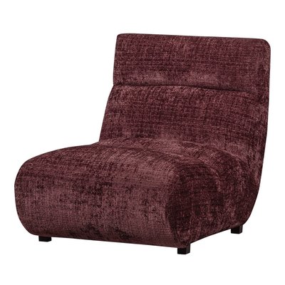 Fauteuil lounge en velours chenille - OBSERVE BEPUREHOME
