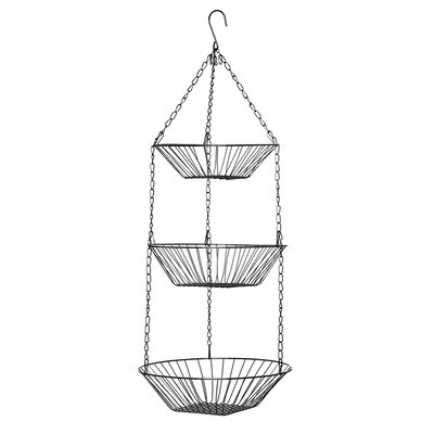 3-Tier Hanging Baskets in Chrome SO'HOME