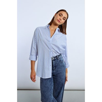 Chemise irisée oversize à rayures LILI SIDONIO