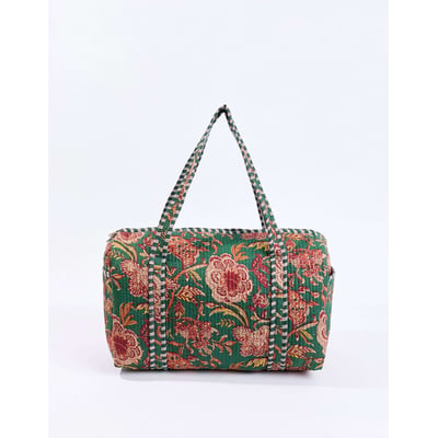 Sac week-end coton imprimé DUFFLE LA FIANCÉE