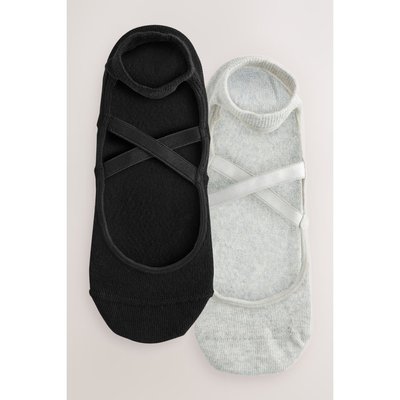Chaussettes invisibles de yoga, lot 2 NEXT