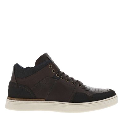 Baskets montantes cuir talon plat BULLBOXER