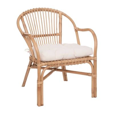 Fauteuil en rotin et coton NETA ATMOSPHERA