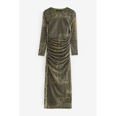 Robe longue en mesh à manches longues NEXT