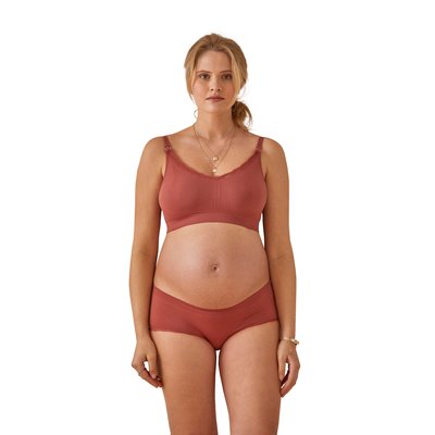 Lot de 2 culottes de grossesse sans coutures en microfibre VERTBAUDET