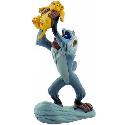 Figurine Rafiki avec bébé Simba BULLYLAND