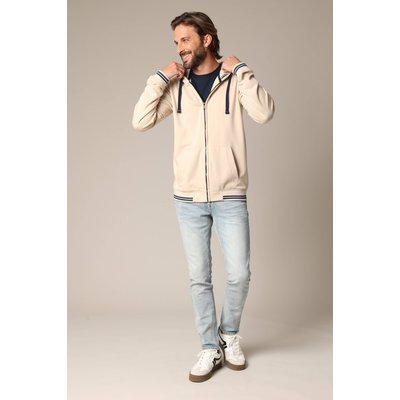 Sweat homme MOONLIGHT avec capuche et fermeture à glissière MOONLIGHT DEELUXE