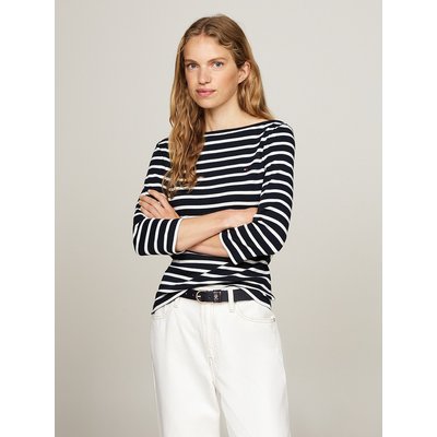 Tee shirt tommy hilfiger femme gris sales