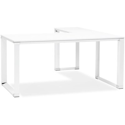 Bureau d'angle réversible, bois et métal, Warner KOKOON DESIGN
