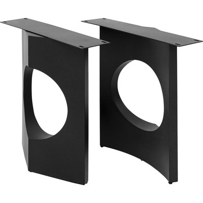 Lot de 2 pieds de table en acier, TAVOLA OHO KARE DESIGN
