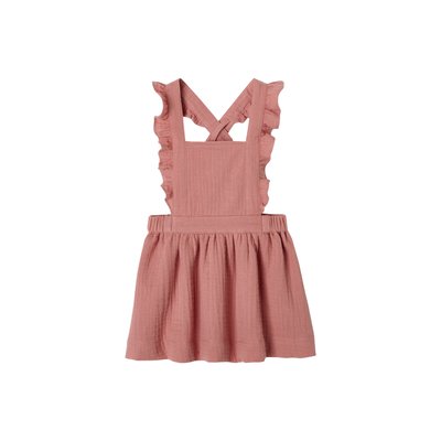 Robe-salopette en gaze de coton VERTBAUDET