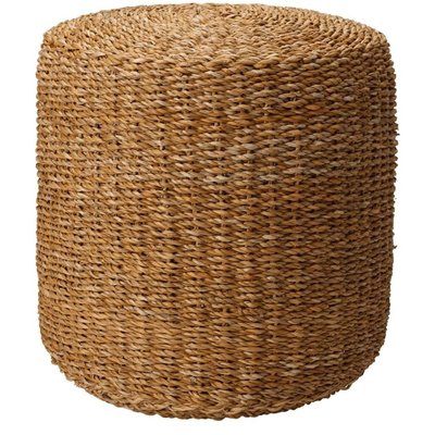 Pouf rond en rotin 40x40x40cm WADIGA