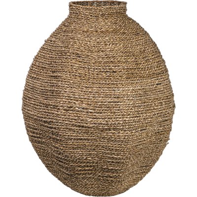 Vase décoratif en fibres naturelles style artisanal RECOLLECTION