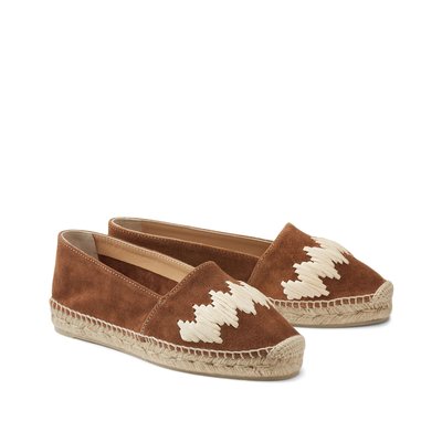 Flache Espadrilles Karen aus Veloursleder CASTANER