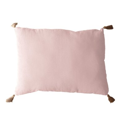 Coussin avec pompons en jute HOME MAISON