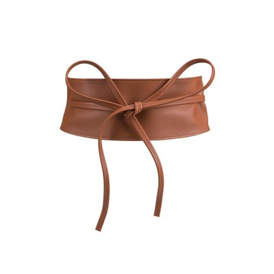 Ceinture a nouer camel La Redoute