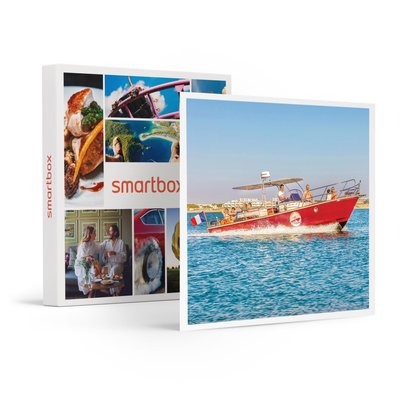 Balade en bateau avec repas et vin pour 2 personnes au Grau-du-Roi- SMARTBOX - Coffret Cadeau Sport & Aventure SMARTBOX