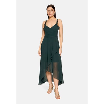 Robe de soirée à volant VERA MONT
