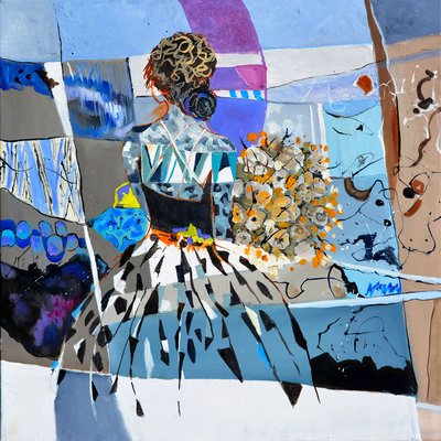 Tableau collage arlesienne HEXOA
