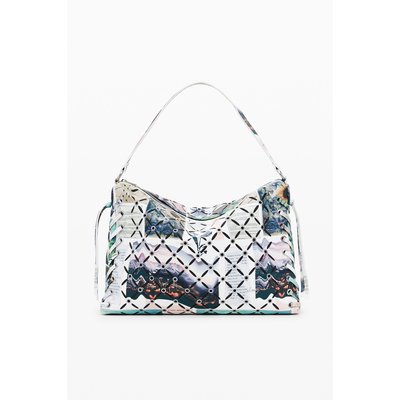 Sac bandoulière perforé Collage moyen DESIGUAL