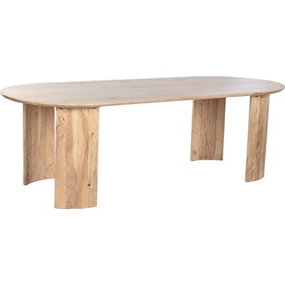 Table acacia élégante pour salle à manger moderne RECOLLECTION