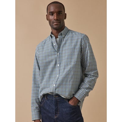 Chemise oxford carreaux coupe contemporaine CYRILLUS