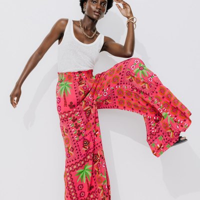 Sarouel femme pantalon fluide PROMOD La Redoute