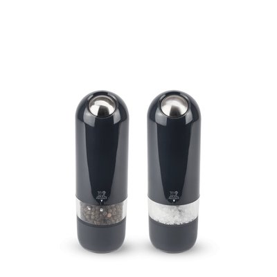 Duo de moulins à poivre et à sel électriques en ABS couleur quartz 17 cm Alaska PEUGEOT