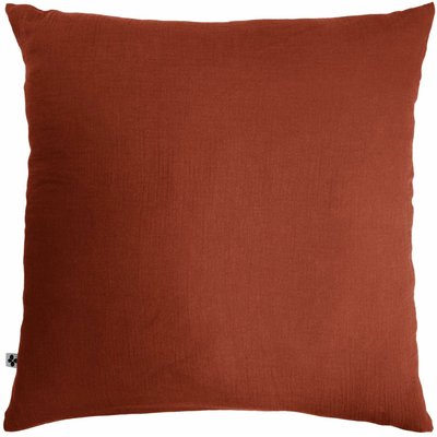 Taie d'oreiller gaze de coton unie C DESIGN HOME TEXTILE