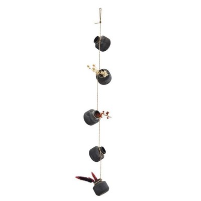 Mini vases suspendus terre cuite MADAM STOLTZ