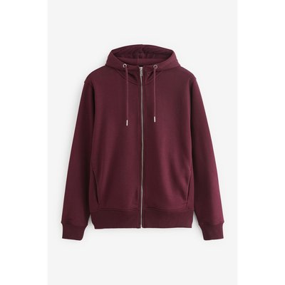 Sweat à capuche zippé coupe classique NEXT