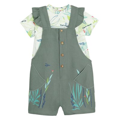 Ensemble salopette bébé et t-shirt FLOW PETIT BEGUIN