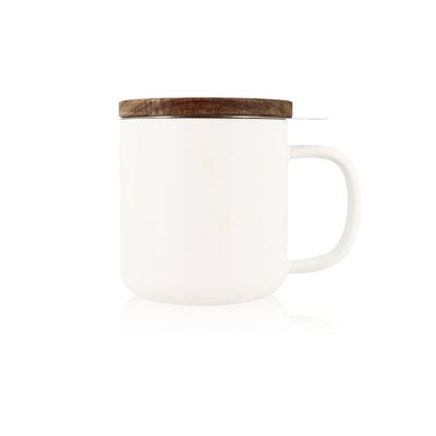 Tisanière en grès avec couvercle en bois d'acacia 300ml, JULIET OGO LIVING