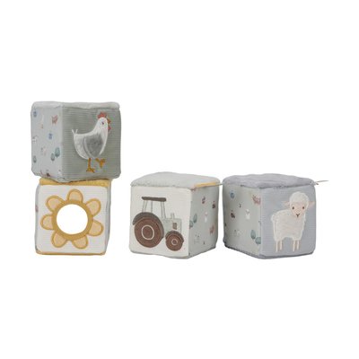 Lot de 4 cubes doux LITTLE DUTCH