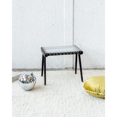 Tabouret en scoubidou Axel N°359 - Bon état DEBONGOUT