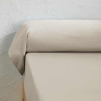 Funda de almohada de percal de algodón orgánico liso Scenario LA REDOUTE INTERIEURS